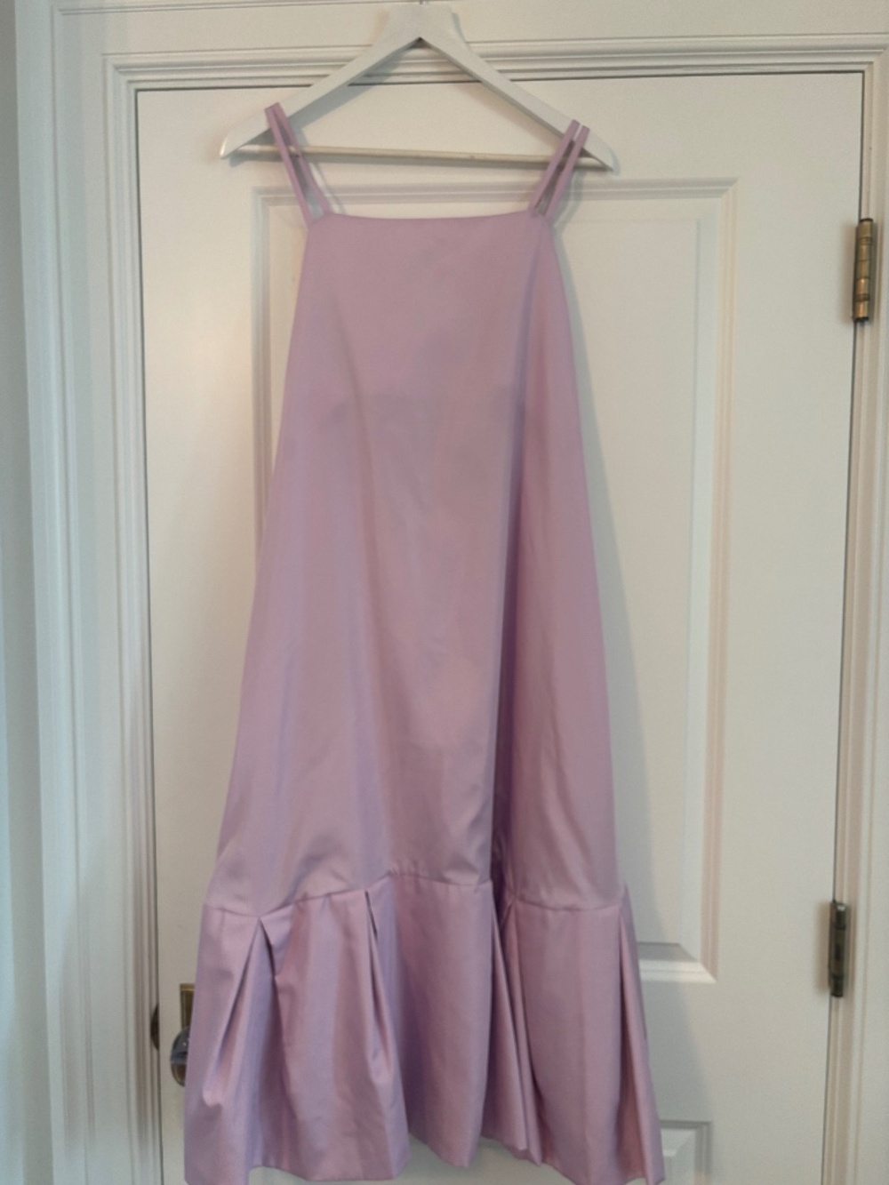 Strappy A-Line Bubble Hem Dress